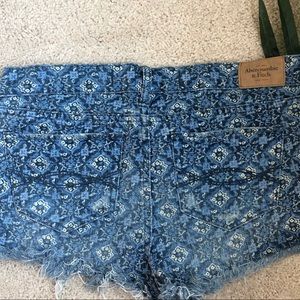 Abercrombie and fitch jean shorts